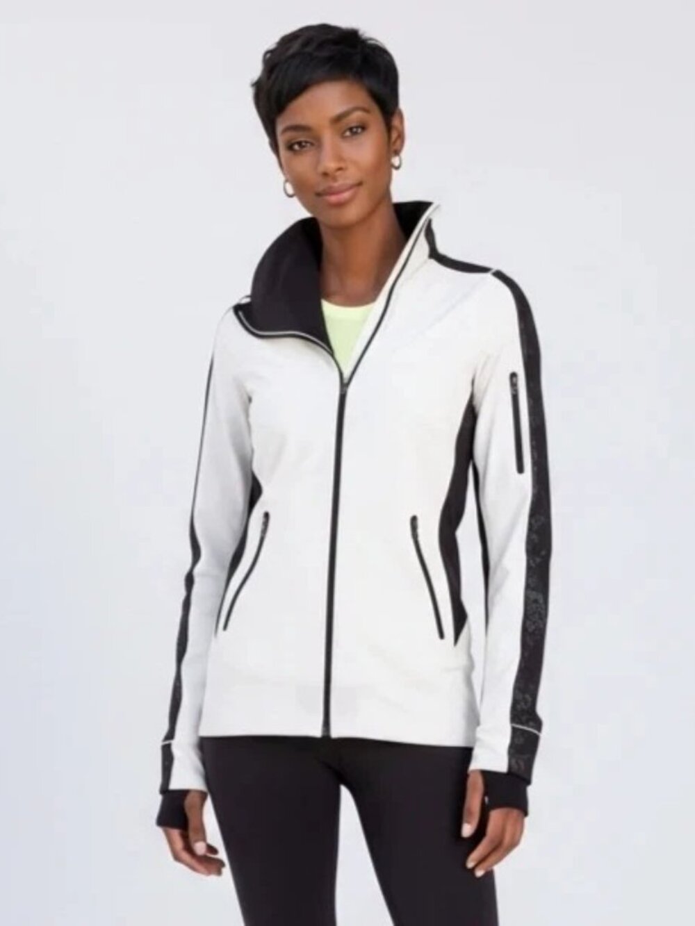 Lululemon Run Draft Dodger Jacket Polar Cream W4A08S Womens Size 8